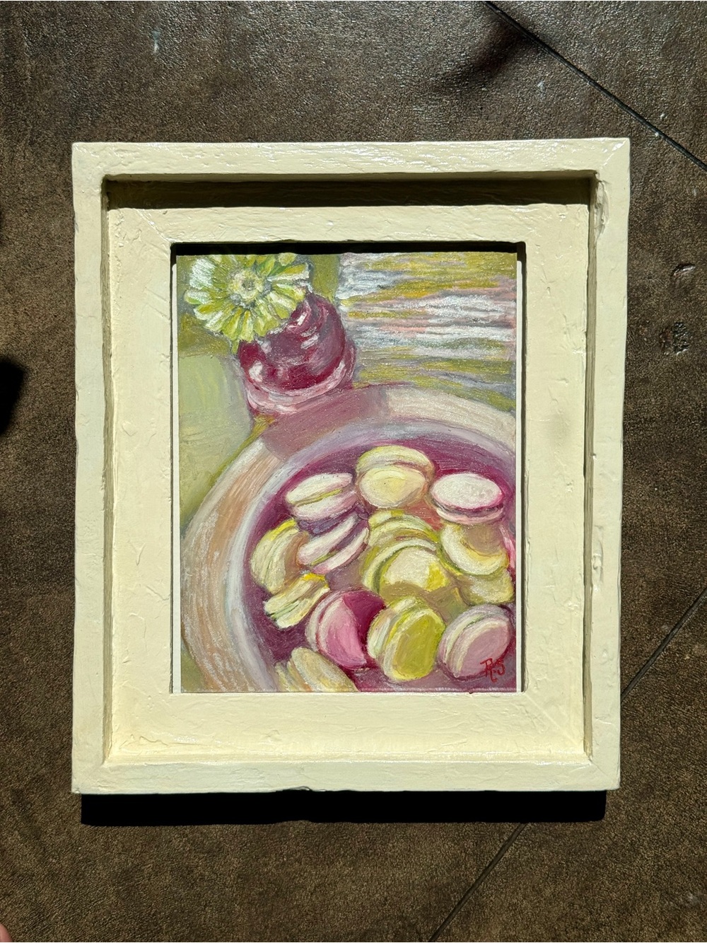 Framed original Still Life Artwork, Bakery Painting, Cooking Decor, 8x10" SALE - Picture 7 of 15